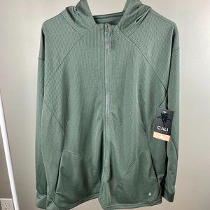 Cali Sport Fitted Performance Zip Up Size 2X Plus Size
